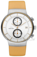 Danish Design Sport Sølvfarget/Lær Ø41 mm Danish Design Sport Sølvfarget/Lær Ø41 mm
