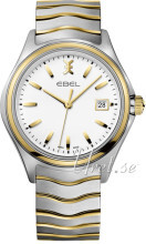 Ebel Wave Hvit/Gulltonet stål Ø40 mm Ebel Wave Hvit/Gulltonet stål Ø40 mm
