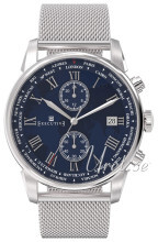 Executive Double Breasted Blå/Stål Ø42 mm Executive Double Breasted Blå/Stål Ø42 mm