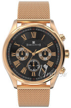 Executive Blazer Sort/Rose-gulltonet stål Ø42 mm Executive Blazer Sort/Rose-gulltonet stål Ø42 mm