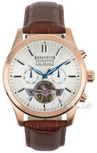 Executive Hvit/Lær Ø43 mm Executive Hvit/Lær Ø43 mm