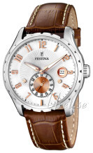 Festina Sølvfarget/Lær Ø44 mm Festina Sølvfarget/Lær Ø44 mm