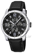 Festina Sort/Lær Ø40 mm Festina Sort/Lær Ø40 mm