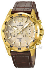 Festina Gulltonet/Lær Ø47 mm Festina Gulltonet/Lær Ø47 mm