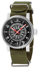 Fortis Spacematic Sort/Tekstil Ø40 mm Fortis Spacematic Sort/Tekstil Ø40 mm