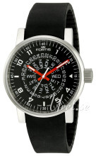 Fortis Spacematic Sort/Tekstil Ø40 mm Fortis Spacematic Sort/Tekstil Ø40 mm