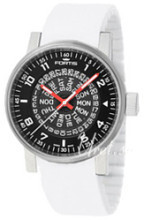 Fortis Spacematic Sort/Gummi Ø40 mm Fortis Spacematic Sort/Gummi Ø40 mm