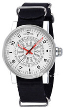 Fortis Spacematic Hvit/Tekstil Ø40 mm Fortis Spacematic Hvit/Tekstil Ø40 mm