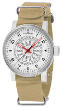 Fortis Spacematic Hvit/Tekstil Ø40 mm Fortis Spacematic Hvit/Tekstil Ø40 mm
