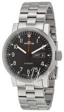 Fortis Spacematic Sort/Stål Ø40 mm Fortis Spacematic Sort/Stål Ø40 mm