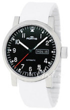 Fortis Spacematic Sort/Gummi Ø40 mm Fortis Spacematic Sort/Gummi Ø40 mm