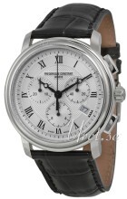 Frederique Constant Classics Sølvfarget/Lær Ø40 mm Frederique Constant Classics Sølvfarget/Lær Ø40 mm
