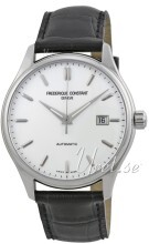 Frederique Constant Classics Sølvfarget/Lær Ø40 mm Frederique Constant Classics Sølvfarget/Lær Ø40 mm