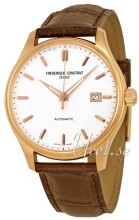 Frederique Constant Classics Sølvfarget/Lær Ø40 mm Frederique Constant Classics Sølvfarget/Lær Ø40 mm