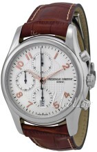 Frederique Constant Vintage Rally Sølvfarget/Lær Ø43 mm Frederique Constant Vintage Rally Sølvfarget/Lær Ø43 mm