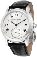 Frederique Constant Classics Sølvfarget/Lær Ø42 mm Frederique Constant Classics Sølvfarget/Lær Ø42 mm