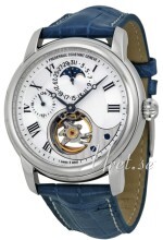 Frederique Constant Manufacture Sølvfarget/Lær Ø42 mm Frederique Constant Manufacture Sølvfarget/Lær Ø42 mm