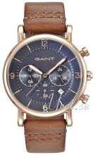 Gant Blå/Lær Ø44 mm Gant Blå/Lær Ø44 mm