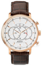 Gant Cameron Sølvfarget/Lær Ø45 mm Gant Cameron Sølvfarget/Lær Ø45 mm