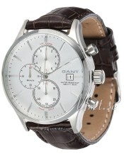 Gant Vermont Sølvfarget/Lær Ø44 mm Gant Vermont Sølvfarget/Lær Ø44 mm
