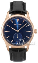 Gant Blå/Lær Ø42 mm Gant Blå/Lær Ø42 mm
