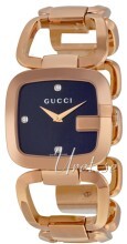 Gucci G Gucci Sort/Rose-gulltonet stål Gucci G Gucci Sort/Rose-gulltonet stål