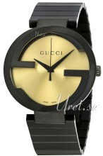 Gucci Interlocking Gulltonet/Stål Ø42 mm Gucci Interlocking Gulltonet/Stål Ø42 mm