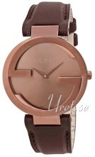 Gucci Interlocking Brun/Lær Ø37 mm Gucci Interlocking Brun/Lær Ø37 mm