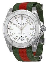 Gucci Hvit/Stål Ø45 mm Gucci Hvit/Stål Ø45 mm