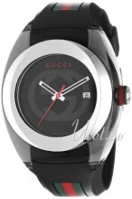 Gucci Sort/Gummi Ø46 mm Gucci Sort/Gummi Ø46 mm
