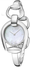 Gucci Horsebit Hvit/Stål Ø28 mm Gucci Horsebit Hvit/Stål Ø28 mm