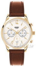 Henry London Highgate Hvit/Lær Ø39 mm Henry London Highgate Hvit/Lær Ø39 mm