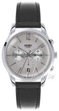 Henry London Piccadilly Grå/Lær Ø38.5 mm Henry London Piccadilly Grå/Lær Ø38.5 mm