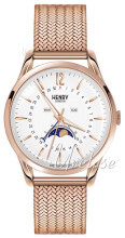 Henry London Richmond Hvit/Rose-gulltonet stål Ø38.5 mm Henry London Richmond Hvit/Rose-gulltonet stål Ø38.5 mm
