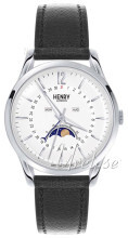 Henry London Highgate Hvit/Lær Ø38.5 mm Henry London Highgate Hvit/Lær Ø38.5 mm