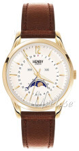 Henry London Westminster Antikkhvit/Lær Ø38.5 mm Henry London Westminster Antikkhvit/Lær Ø38.5 mm