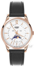 Henry London Westminster Hvit/Lær Ø38.5 mm Henry London Westminster Hvit/Lær Ø38.5 mm
