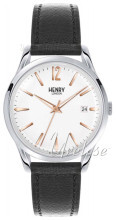 Henry London Knightsbridge Hvit/Lær Ø39 mm Henry London Knightsbridge Hvit/Lær Ø39 mm