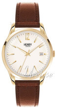 Henry London Holborn Antikkhvit/Lær Ø39 mm Henry London Holborn Antikkhvit/Lær Ø39 mm