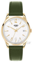 Henry London Holborn Hvit/Lær Ø39 mm Henry London Holborn Hvit/Lær Ø39 mm