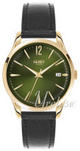 Henry London Hampstead Grønn/Lær Ø39 mm Henry London Hampstead Grønn/Lær Ø39 mm
