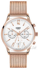 Henry London Hampstead Hvit/Rose-gulltonet stål Ø41 mm Henry London Hampstead Hvit/Rose-gulltonet stål Ø41 mm