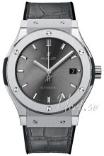 Hublot Classic Fusion Grå/Lær Ø45 mm Hublot Classic Fusion Grå/Lær Ø45 mm