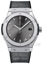 Hublot Classic Fusion Grå/Lær Ø33 mm Hublot Classic Fusion Grå/Lær Ø33 mm
