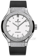 Hublot Classic Fusion Hvit/Gummi Ø33 mm Hublot Classic Fusion Hvit/Gummi Ø33 mm