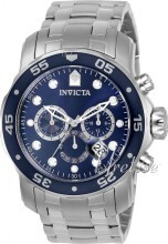 Invicta Pro Diver Blå/Stål Ø48 mm Invicta Pro Diver Blå/Stål Ø48 mm
