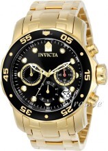 Invicta Pro Diver Sort/Stål Ø48 mm Invicta Pro Diver Sort/Stål Ø48 mm