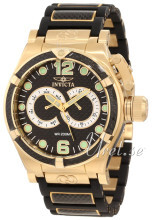 Invicta Corduba Sort/Gulltonet stål Ø52 mm Invicta Corduba Sort/Gulltonet stål Ø52 mm