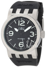 Invicta Force Sort/Gummi Ø46 mm Invicta Force Sort/Gummi Ø46 mm