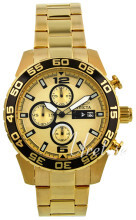 Invicta II Gulltonet/Gulltonet stål Ø46 mm Invicta II Gulltonet/Gulltonet stål Ø46 mm